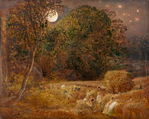 La luna del raccolto da Samuel Palmer
