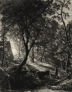 Il cottage del pastore, o Tramonto da Samuel Palmer