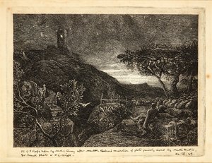 La torre solitaria da Samuel Palmer