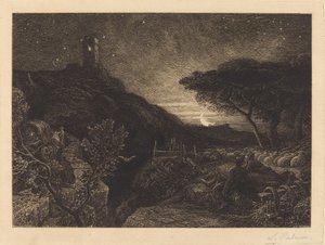 La torre solitaria da Samuel Palmer