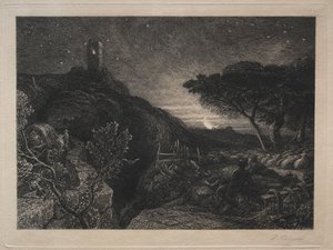 La torre solitaria da Samuel Palmer