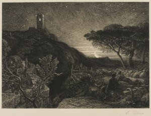 La torre solitaria da Samuel Palmer