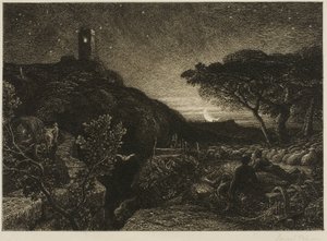 La torre solitaria da Samuel Palmer