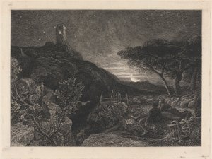 La Torre Solitaria da Samuel Palmer