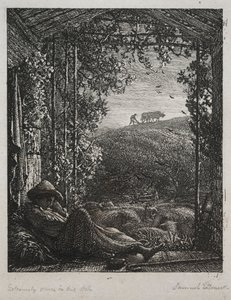 Il Pastore Addormentato, 1857 da Samuel Palmer
