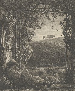 Il pastore dormiente, mattina presto, 1857