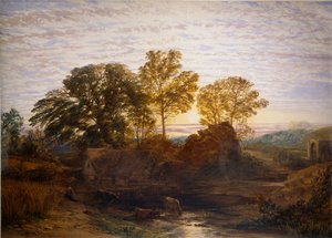 Il mulino ad acqua da Samuel Palmer