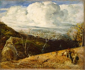 La nuvola bianca, c1833-1834 da Samuel Palmer