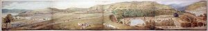 Schizzo per un panorama - La città di Largs, Ayrshire, luglio 1856 da Samuel Parlber