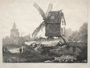 Serie di edifici antichi e cottage rurali nel nord dell