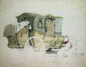 Una carrozza ornamentale da Samuel Prout