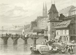 Basilea, sul Reno da Samuel Prout