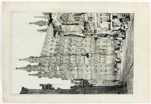 Hotel de Ville, Lovanio da Samuel Prout