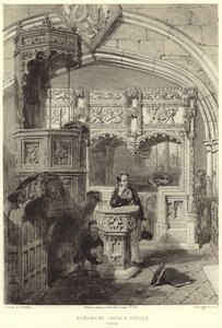 Interno della Chiesa di Santa Maria e San Biagio da Samuel Prout