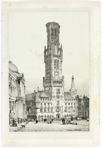 La Halle, Bruges da Samuel Prout