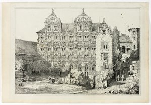 Parte del castello di Heidelberg da Samuel Prout