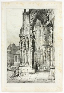 Cattedrale di Ratisbona da Samuel Prout
