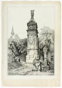 Colonna romana a Igel da Samuel Prout