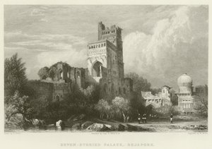 Palazzo a sette piani a Bejapore da Samuel Prout