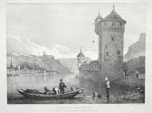 San Goar e Rheinfels da Samuel Prout