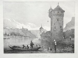 San Goar e Rheinfels da Samuel Prout
