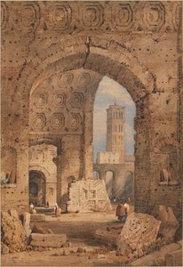 Tempio della Pace, Foro Romano da Samuel Prout