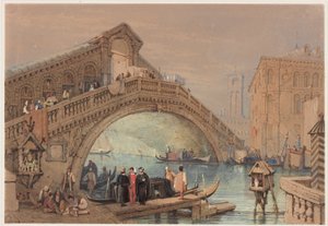Il Rialto, Venezia da Samuel Prout