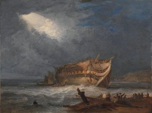 Il naufragio del Dutton, un East Indiaman da Samuel Prout