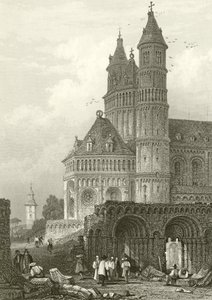 La cattedrale di Worms da Samuel Prout