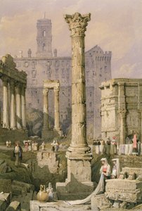 Veduta del Foro, Roma da Samuel Prout