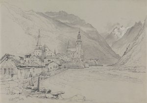 Visp o Viege, vicino a Brig da Samuel Prout