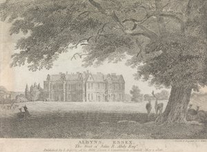 Albyns, Essex, la residenza di John R. Abdy, Esquire (pubblicato da L. Asperne); pagina 7 (Volume Uno) da Samuel Rawle