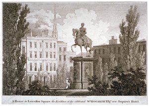 Leicester Square, Westminster, Londra, c1805