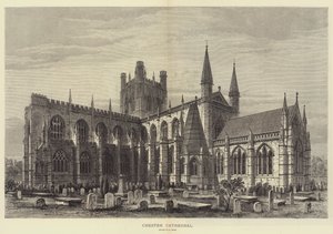Cattedrale di Chester (incisione) da Samuel Read