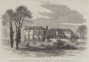 Castello di Hartlebury, Worcestershire, la sede del Vescovo di Worcester da Samuel Read