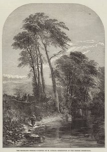 Il ruscello della brughiera, Esposizione della British Institution da Samuel Read