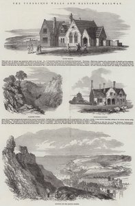 La ferrovia di Tunbridge Wells e Hastings da Samuel Read