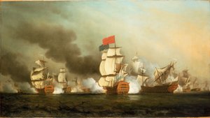La vittoria di Lord Anson al largo di Capo Finisterre, 3 maggio 1747
