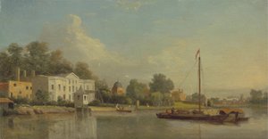 Villa di Pope, Twickenham da Samuel Scott