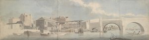 Ponte di Westminster, lato Surrey da Samuel Scott