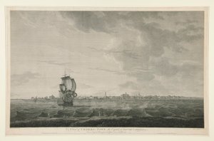 Veduta di Charles-town, la Capitale della Carolina del Sud