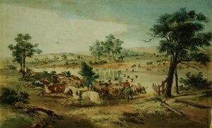 Guidare il bestiame da Samuel Thomas Gill
