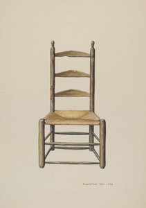 Sedia a Schienale a Scala della Pennsylvania da Samuel W. Ford