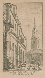 Parte della Mosa e la Chiesa di San Martino da Samuel Wale