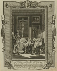 I sette vescovi presentano la loro petizione a re Giacomo II a St James