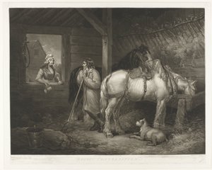 Conversazione rustica da Samuel William Reynolds (I)