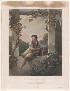 Ragazzo con cappello pieno di uva da Samuel William Reynolds (I)