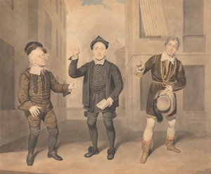 Una Scena da una Commedia - Tre Attori da Samuel de Wilde