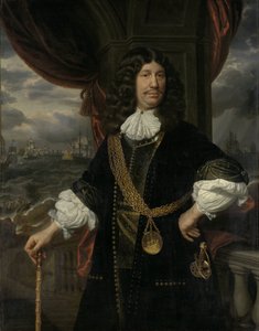 Ritratto di Mattheus van den Broucke (1620-1685). Consigliere delle Indie da Samuel van Hoogstraten