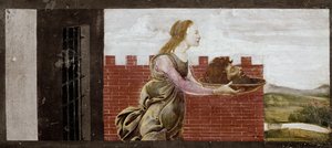 Salomè con la testa di San Giovanni Battista (dettaglio) da Sandro Botticelli